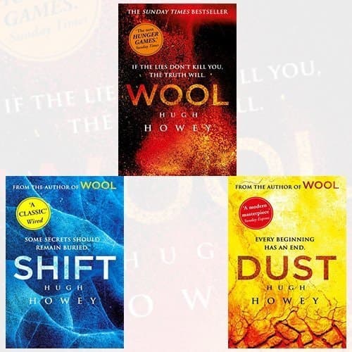 Wool Trilogy Collection Hugh Howey 3 Books Bundle (Wool, Shift, Dust) cover