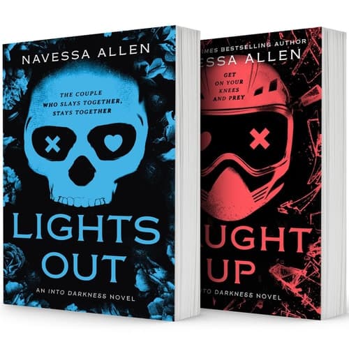 Into Darkness Series, 2 Books Collection Set, Lights Out: an Into Darkness Novel, Caught Up: Into Darkness Trilogy, by Navessa Allen cover