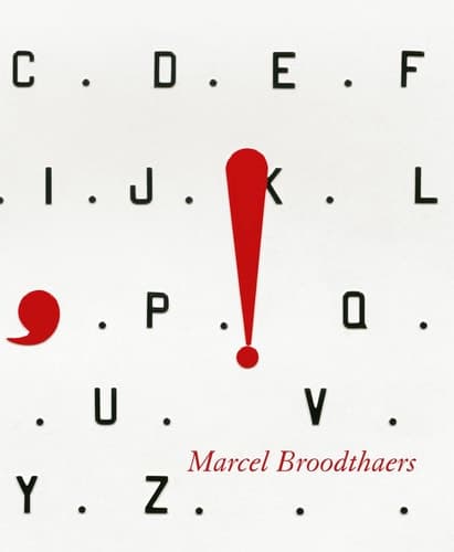 Marcel Broodthaers cover