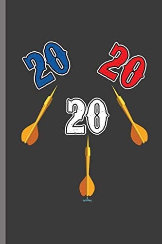 20 20 20 For All Dart Players Throwing Darts Notebooks Gift (6x9) Dot Grid Notebook cover