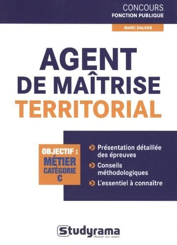 Agent de maîtrise territorial cover
