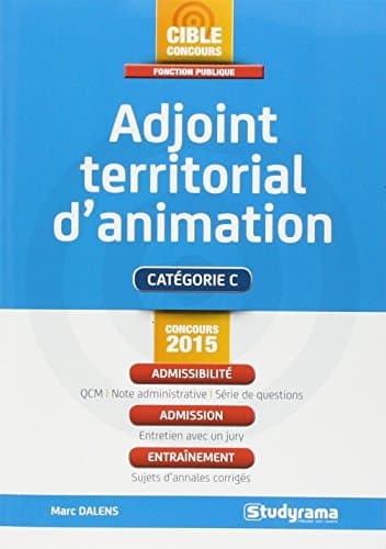 Adjoint territorial d'animation cover