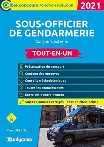 Sous-officier de gendarmerie Concours externe Tout-en-un cover