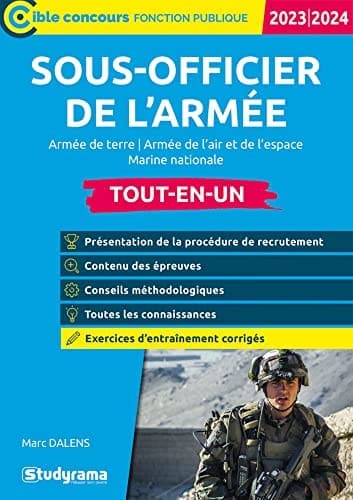 Sous-officier de l'armée Armée de terre, armée de l'air, marine nationale. Tout-en-un cover