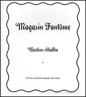 Martine Aballéa magasin fantôme cover